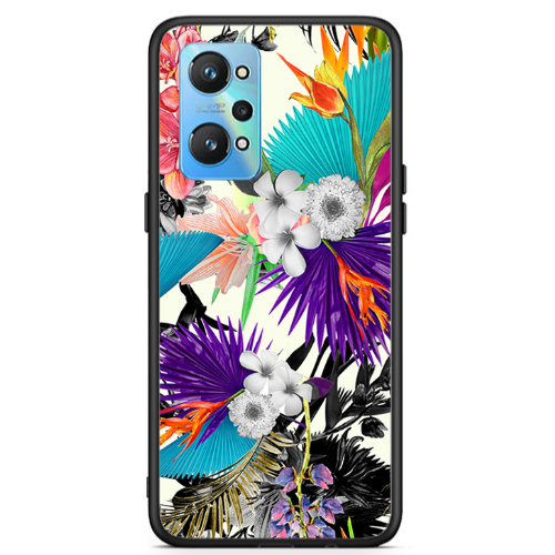 Realme Gt Neo 2 Sea flowers Black Glossy Θήκη
