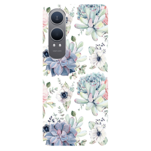 Oneplus Nord Ce 4 lite Flower 56 Transparent Silicone TPU Θήκη