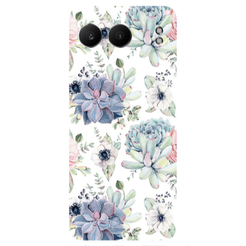 Oneplus Nord 4 Flower 56 Transparent Silicone TPU Θήκη