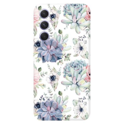 Samsung A56 Flower 56 Transparent Silicone TPU Θήκη