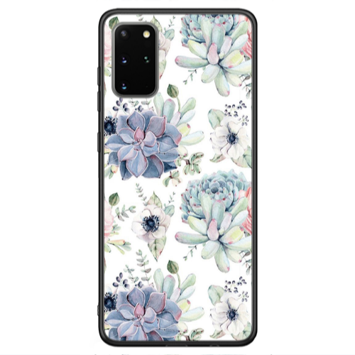 Samsung S20 FE Flower 56 Black Glossy Θήκη