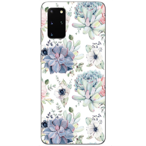Samsung S20 Plus Flower 56 Transparent Silicone TPU Θήκη