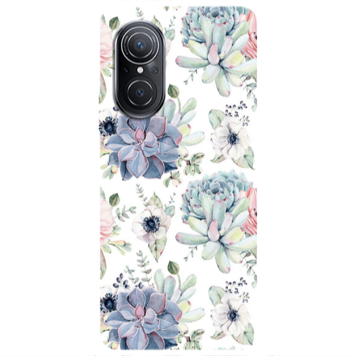 Huawei Nova 9 SE Flower 56 Transparent Silicone TPU Θήκη