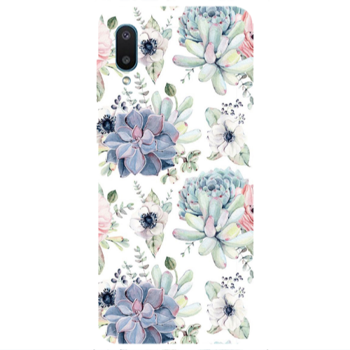 Samsung A02 Flower 56 Transparent Silicone TPU Θήκη