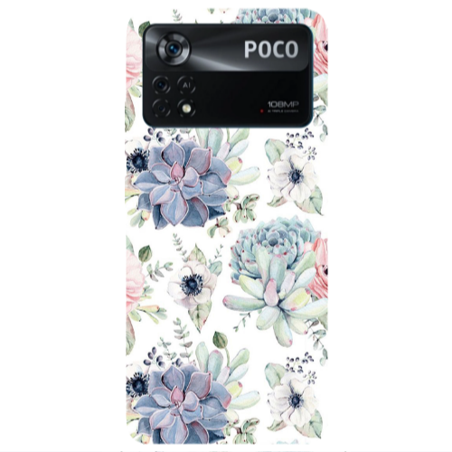 Xiaomi Poco X4 Pro Flower 56 Transparent Silicone TPU Θήκη