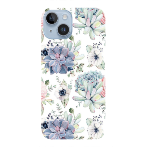 Apple iPhone 14  Flower 56 Transparent Silicone TPU Θήκη