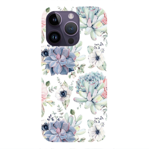 Apple iPhone 14 Pro  Flower 56 Transparent Silicone TPU Θήκη