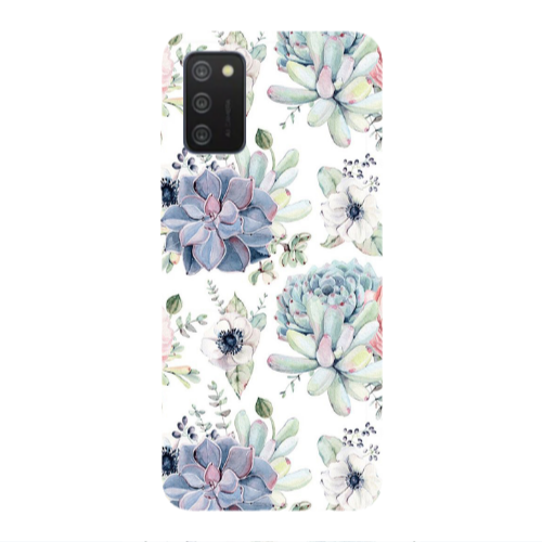Samsung A03S Flower 56 Transparent Silicone TPU Θήκη