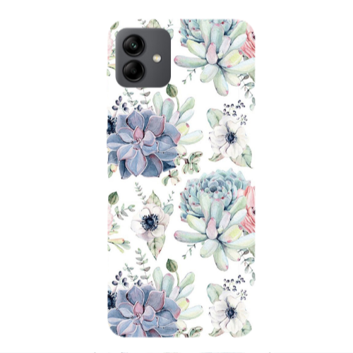 Samsung A04 Flower 56 Transparent Silicone TPU Θήκη
