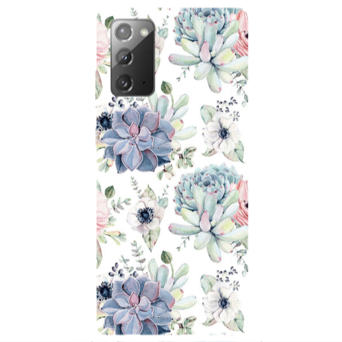 Samsung Note 20 Flower 56 Transparent Silicone TPU Θήκη