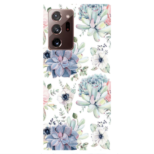 Samsung Note 20 Ultra Flower 56 Transparent Silicone TPU Θήκη
