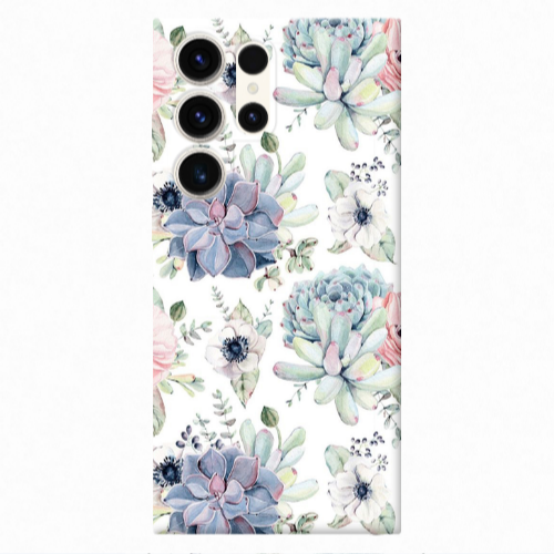 Samsung S23 Ultra Flower 56 Transparent Silicone TPU Θήκη
