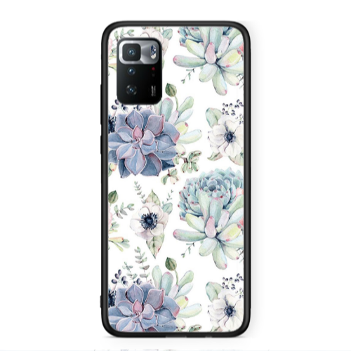 Xiaomi Poco X3 GT Flower 56 Black Glossy Θήκη