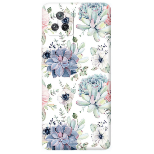 Xiaomi Poco F4 Flower 56 Transparent Silicone TPU Θήκη