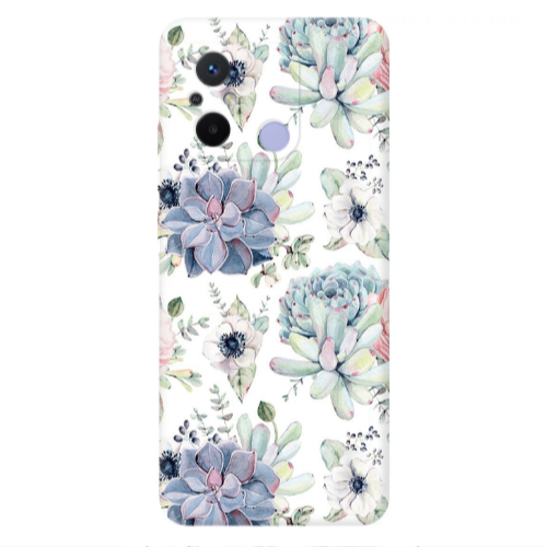 Xiaomi Redmi 12C Flower 56 Transparent Silicone TPU Θήκη