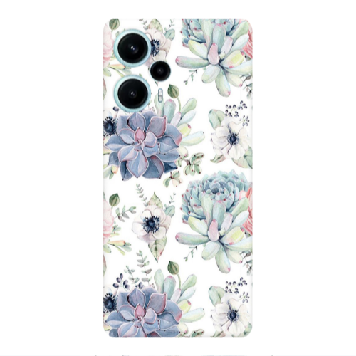 Xiaomi Poco F5 Flower 56 Transparent Silicone TPU Θήκη