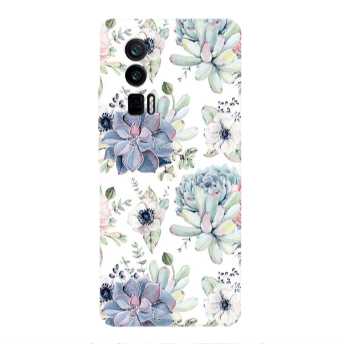 Xiaomi Poco F5 Pro Flower 56 Transparent Silicone TPU Θήκη