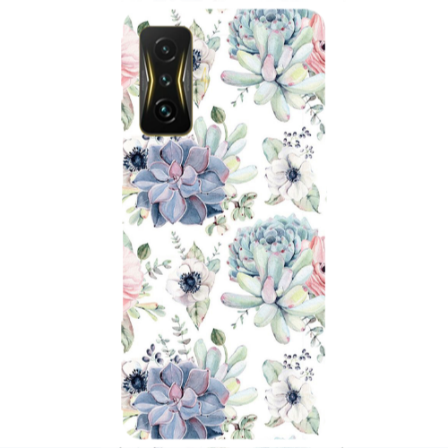 Xiaomi Poco F4 Gt Flower 56 Transparent Silicone TPU Θήκη