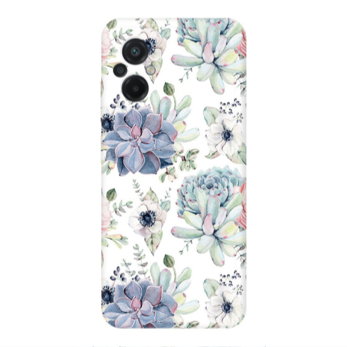 Xiaomi Poco M5 Flower 56 Transparent Silicone TPU Θήκη