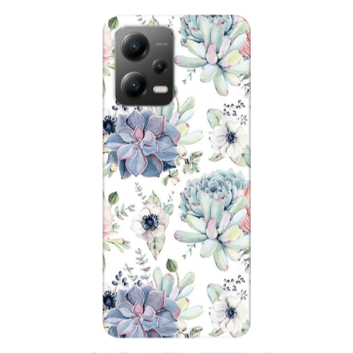 Xiaomi Poco X5 Flower 56 Transparent Silicone TPU Θήκη
