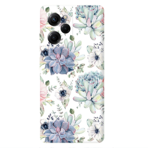 Xiaomi Poco X5 Pro Flower 56 Transparent Silicone TPU Θήκη