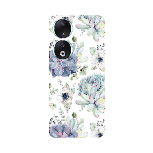 Honor 90 5G Flower 56 Transparent Silicone TPU Θήκη