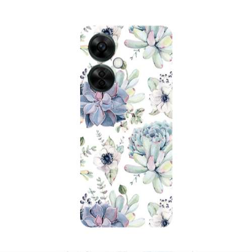 Oneplus Nord CE 3 Lite 5G Flower 56 Transparent Silicone TPU Θήκη