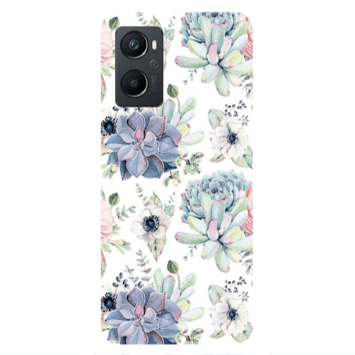 Oppo A 96 Flower 56 Transparent Silicone TPU Θήκη