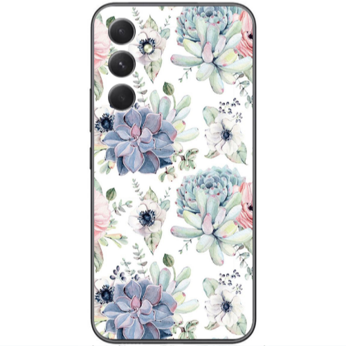 Samsung Galaxy A25 Flower 56 Transparent Silicone TPU Θήκη