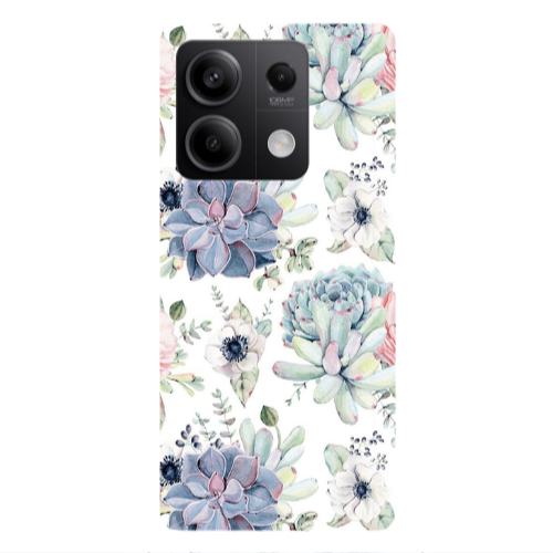 Xiaomi Redmi Note 13 5G Flower 56 Transparent Silicone TPU Θήκη