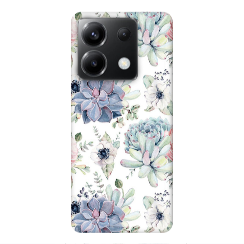 Xiaomi Poco X6 5G Flower 56 Transparent Silicone TPU Θήκη