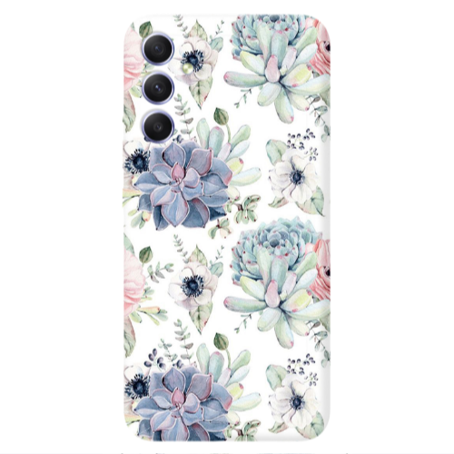 Samsung A15 5G Flower 56 Transparent Silicone TPU Θήκη