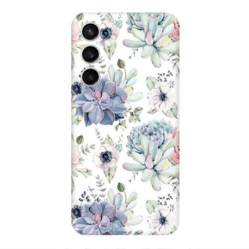 Samsung S24 Plus Flower 56 Transparent Silicone TPU Θήκη
