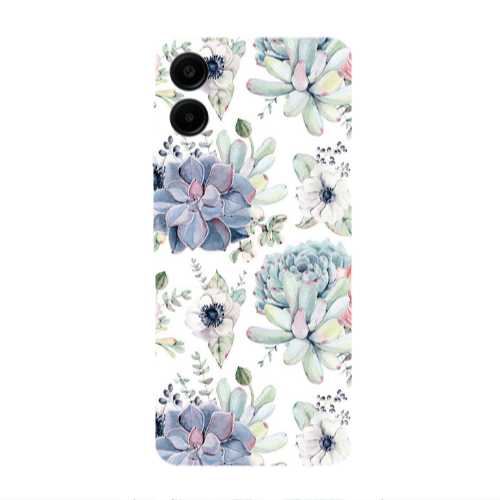Samsung A06 Flower 56 Transparent Silicone TPU Θήκη