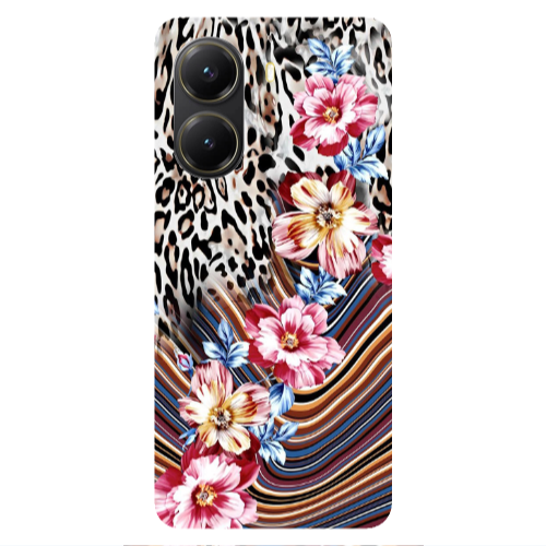Xiaomi Poco X7 Pro Leopar patterned Transparent Silicone TPU Θήκη