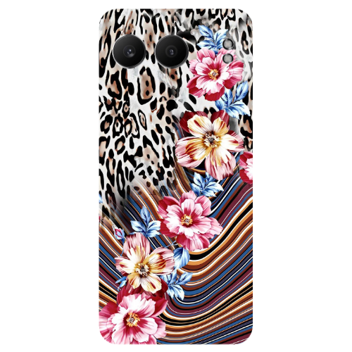 Oneplus Nord 4 Leopar patterned Transparent Silicone TPU Θήκη