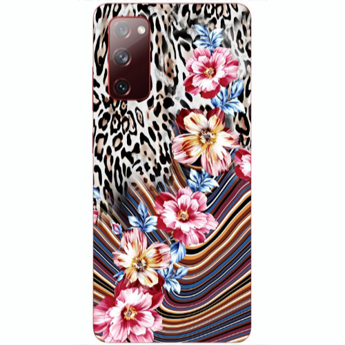 Samsung S20 FE Leopar patterned Transparent Silicone TPU Θήκη