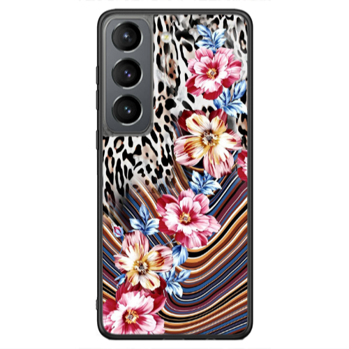 Samsung S21 Ultra Leopar patterned Black Glossy Θήκη