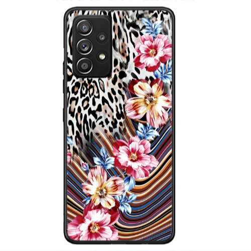 Samsung A53 Leopar patterned Black Glossy Θήκη