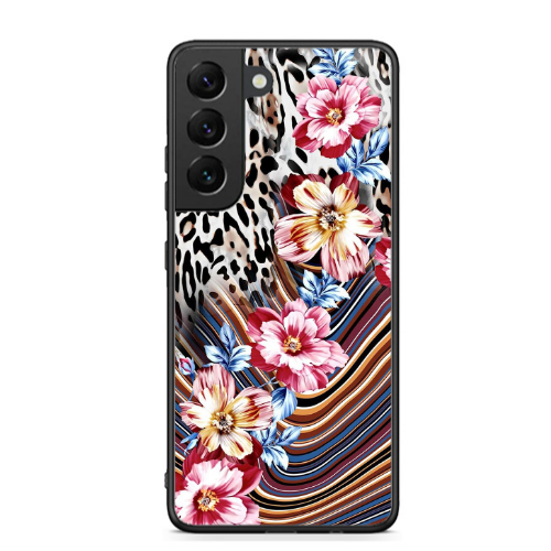 Samsung S22 Plus Leopar patterned Black Glossy Θήκη