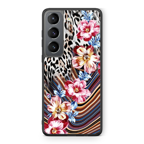 Samsung S21 PLUS Leopar patterned Black Glossy Θήκη