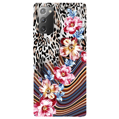 Samsung Note 20 Leopar patterned Transparent Silicone TPU Θήκη