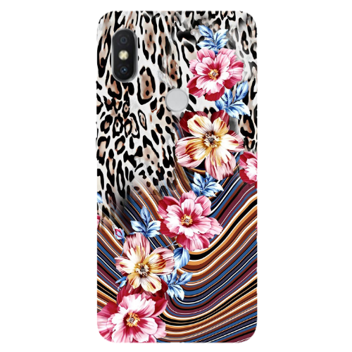 Xiaomi Redmi S2 Leopar patterned Transparent Silicone TPU Θήκη