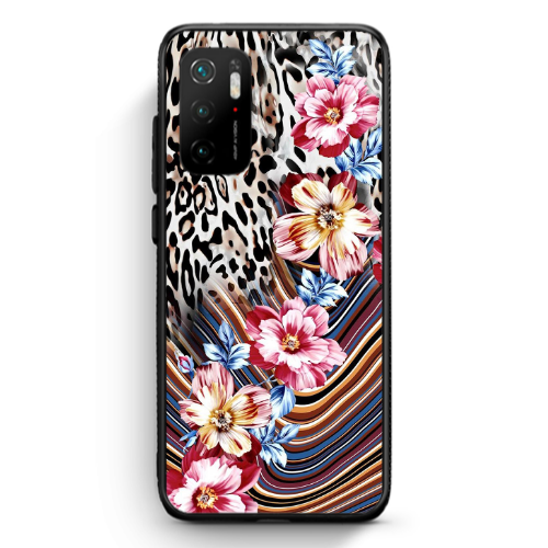 Xiaomi Poco M3 Pro Leopar patterned Black Glossy Θήκη