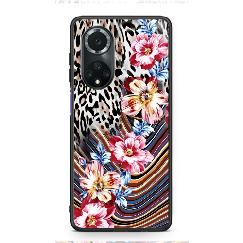 Huawei Nova 9 Leopar patterned Black Glossy Θήκη