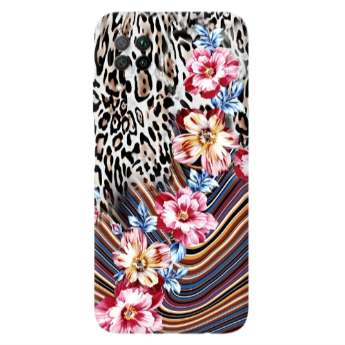 Huawei P40 Lite Leopar patterned Transparent Silicone TPU Θήκη