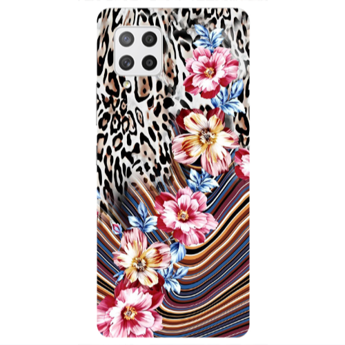 Samsung A42 5G Leopar patterned Transparent Silicone TPU Θήκη