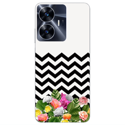Realme Note 50 Arow patern Transparent Silicone TPU Θήκη