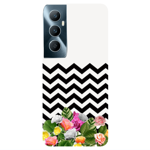 Realme C65 Arow patern Transparent Silicone TPU Θήκη