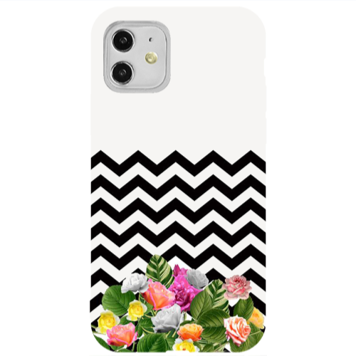 Apple iPhone 11  Arow patern Purple Colored Silicone TPU Θήκη